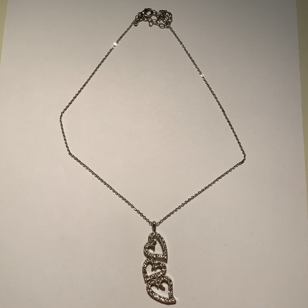 Heart Stack Necklace - Picture 2 of 3